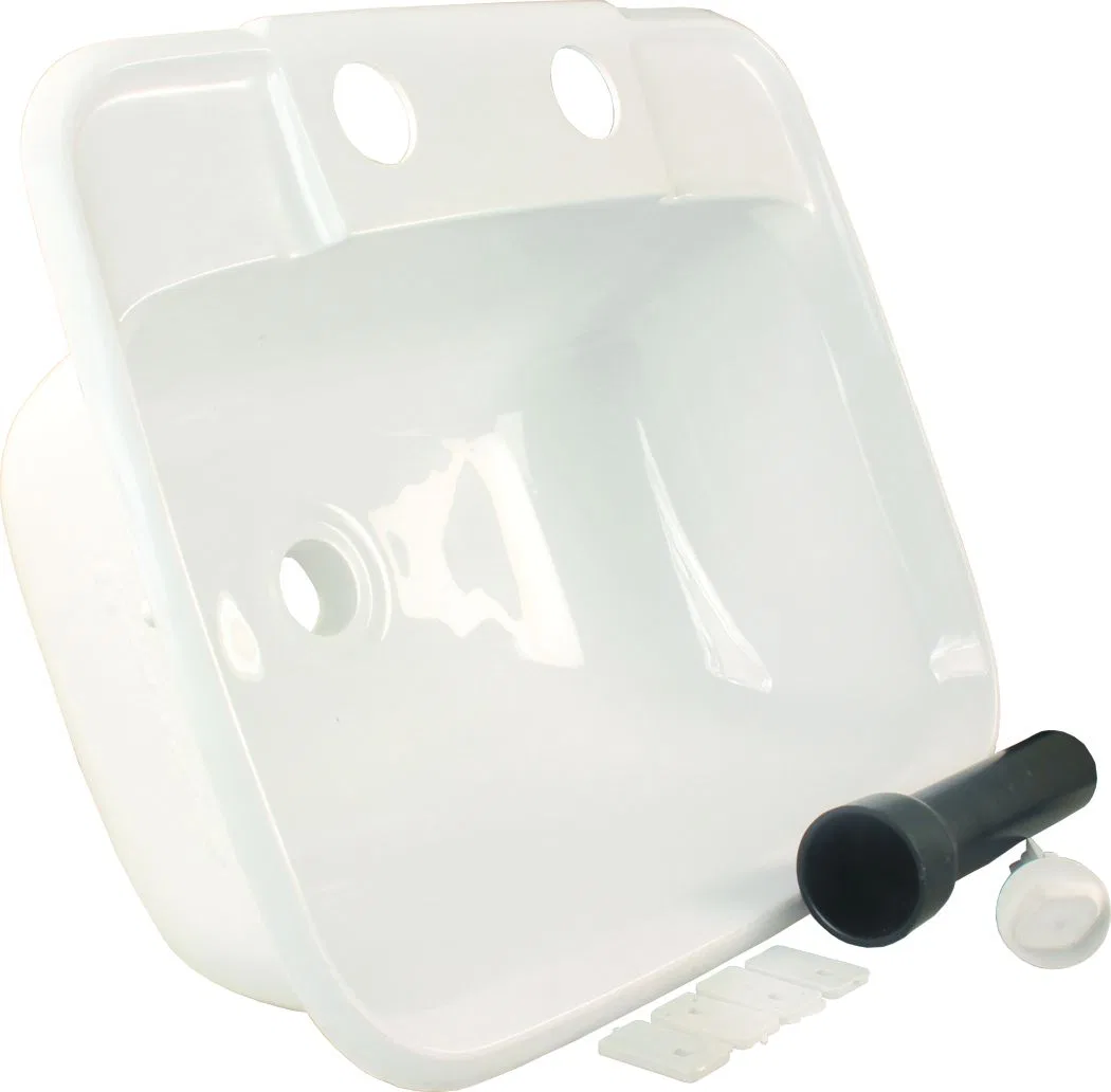 95351 – JR PRODUCTS Sink, Single Bowl Rectangular 6 Inch Height x 14-7/8 Inch Width x 12-3/8 Inch Depth Overall Dimen...